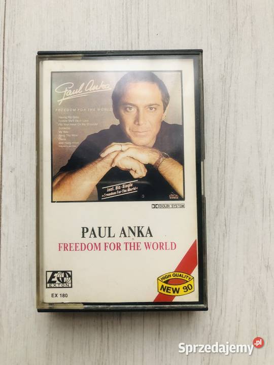 Kaseta audio Paul Anke Freedom for the world Łódź