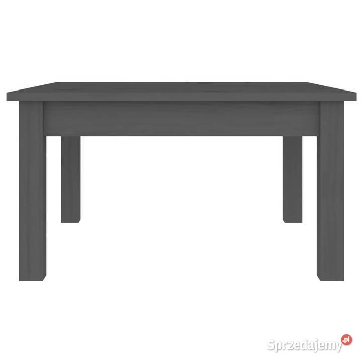 Stolik kawowy szary 55x55x30 lite drewno sosnowe mazowieckie