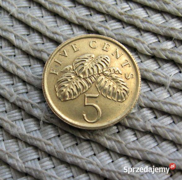 Singapur 5 Cent 1986r