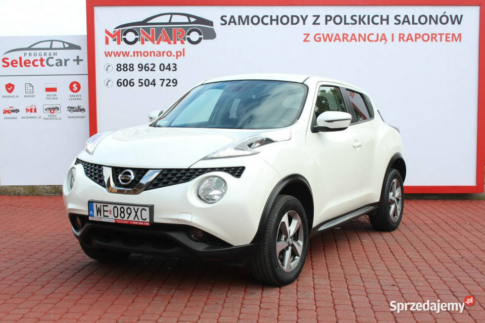 Nissan Juke ACENTA 16 Biała Perła Salon Polska lakier metallic