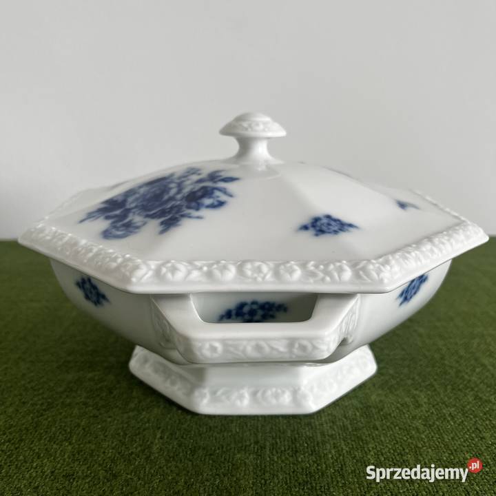 Waza Rosenthal Maria niebieskie róże Nowy Sącz