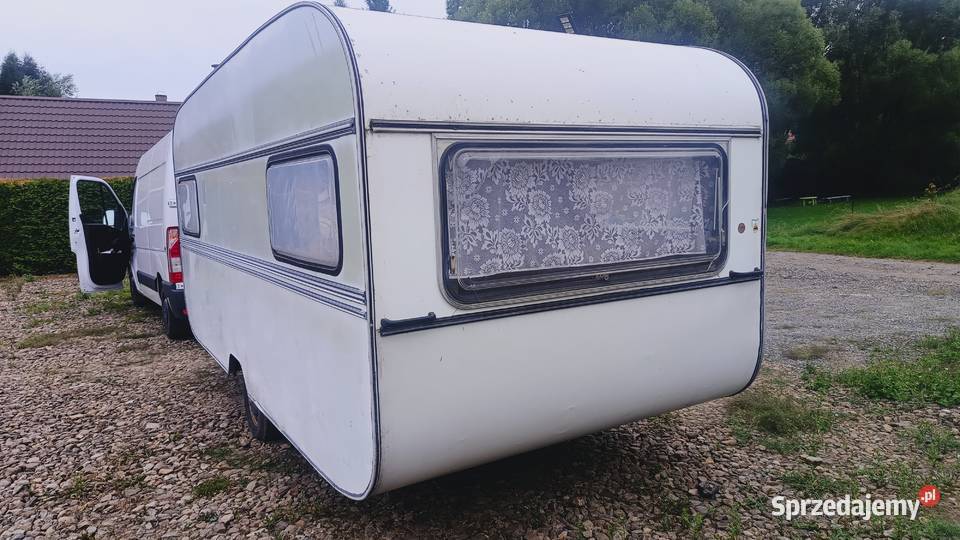 przyczepa kempingowa campingowa kemping DOMEK Międzybrodzie Bialskie