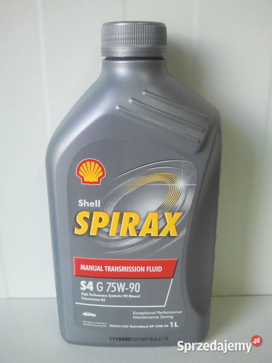 Olej przekładniowy Shell Spirax S4 G 75W90 Sosnowiec