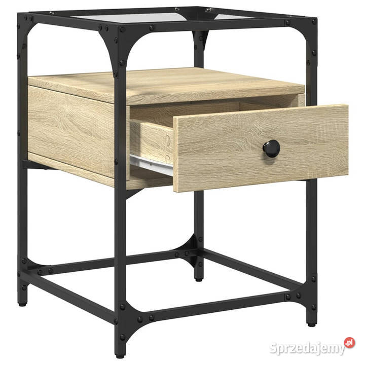 Szafki nocne 2 dąb sonoma 40x40x55 WM846077 Nocne