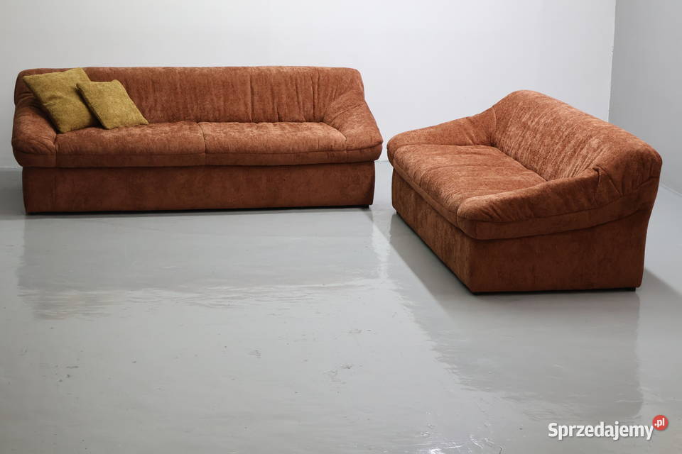 TWD nowy Ceglany ZESTAW 3 2 sofy do salonu Poznań sprzedam