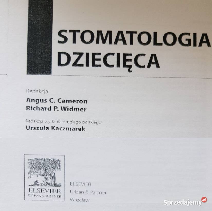 Stomatologia dziecięca Cameron Angus C Widmer Pozostałe Kielce