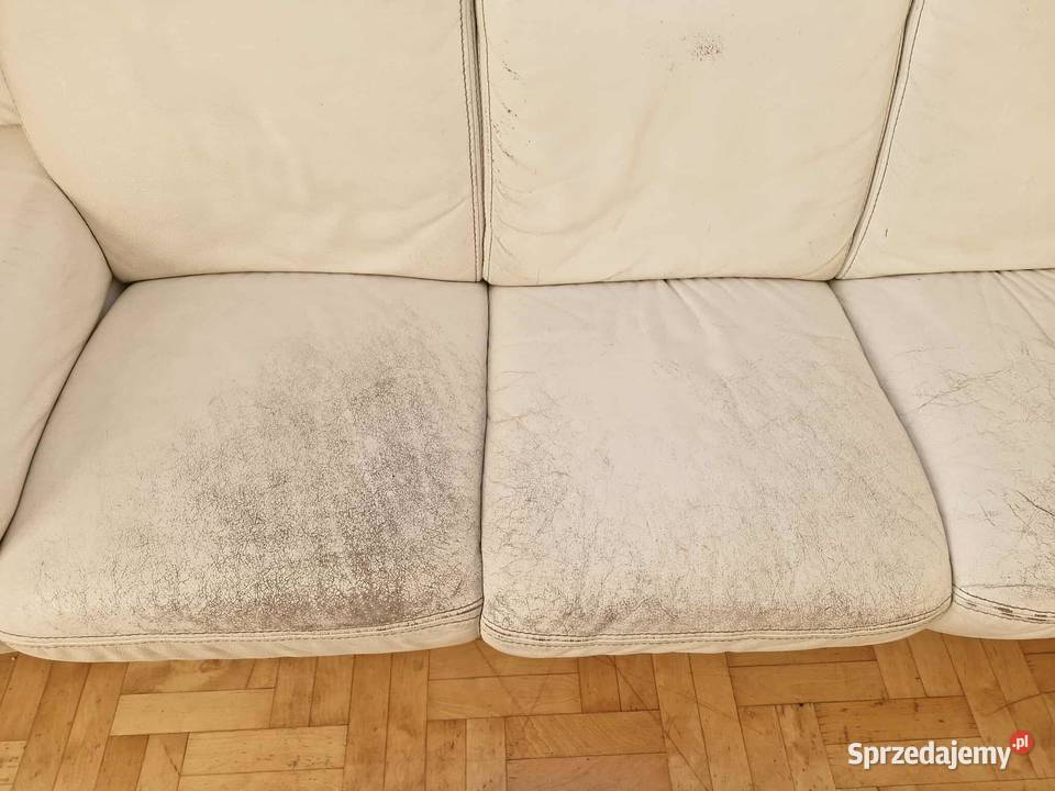 Kanapa narożna kremowa stan na zdjeciu Grodzisko sprzedam
