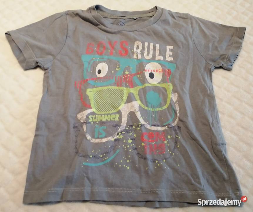 Koszulka krótki rękaw Tshirt okulary 98 Smyk Bluzki, koszulki i kaftaniki Czeladź