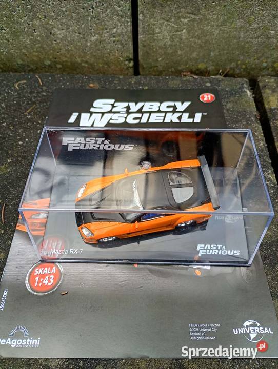 MAZDA RX7 Fast furious 143 model Deagostini Warszawa