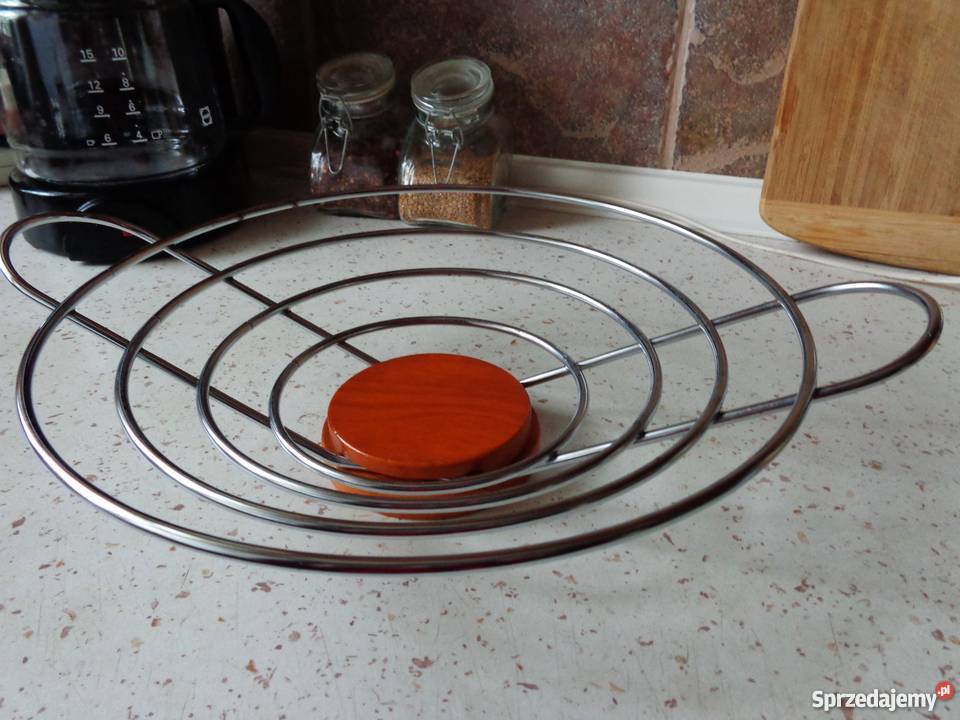 Kosz na owoce metalowodrewniany płaski średnica wielokolorowy Warszawa