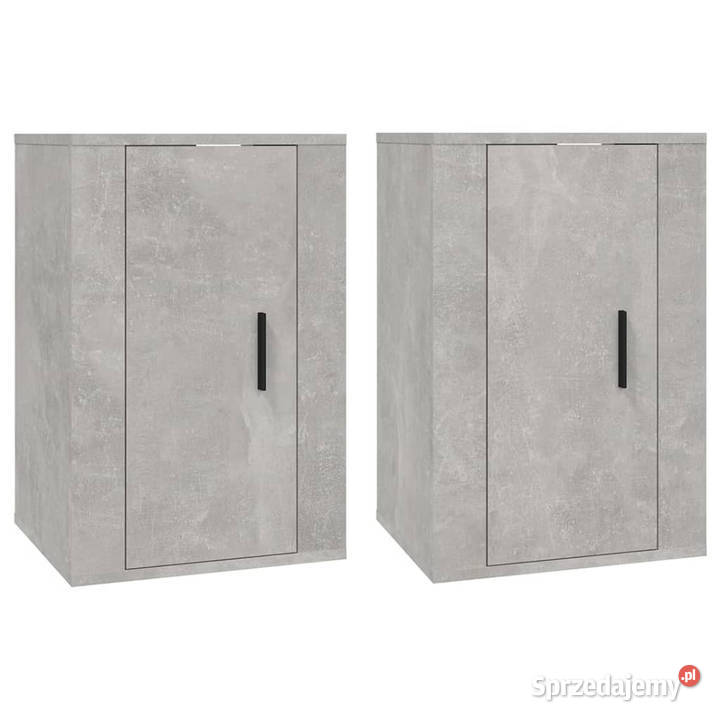 Wiszące szafki TV 2 szarość betonu 40x345x60 RTV sprzedam