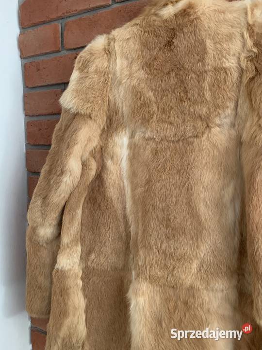 Cudne szczuple futerko naturalne z królika kujawsko-pomorskie Nakło nad Notecią