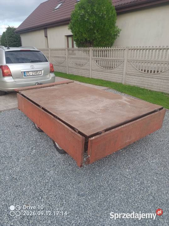Przyczepka dwuosiowa łódzkie Sieradz