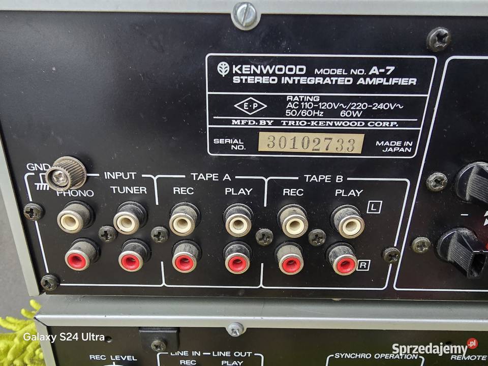 wzmacniacz magnetofon kenwood a7 deck x9 midi Chełm Śląski