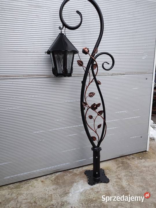Lampa ogrodowa stojąca ocynkowana Gdów sprzedam