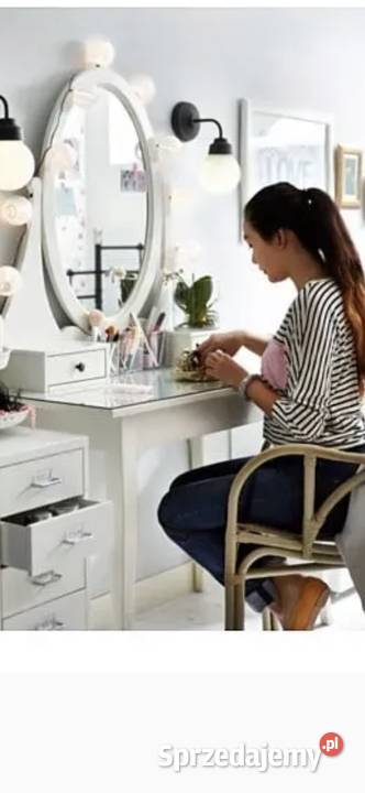Toaletka Hermes Ikea z krzesełkiem i nakładanym Radom