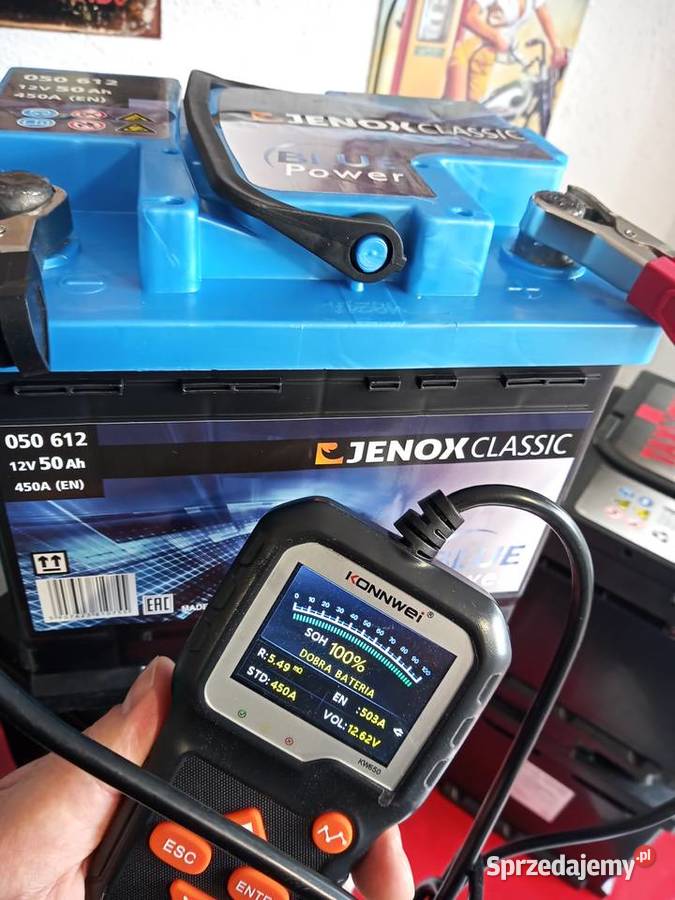 Akumulator 50Ah 450A P Jenox Classic Rok produkcji 2022 Częstochowa