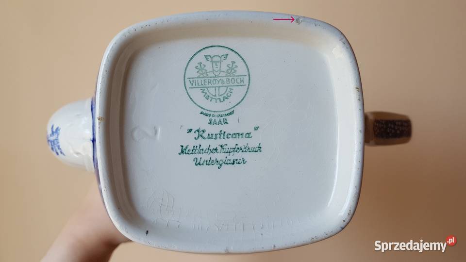 Stary ceramiczny dzbanek czajnik Villeroy Boch Dąbrowa Górnicza