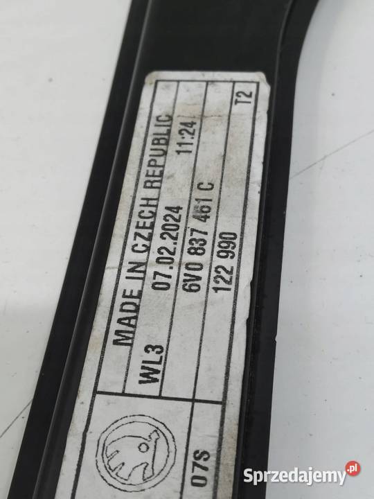 MECHANIZM SZYBY LEWY PRZÓD 6V0837461C Skoda świętokrzyskie sprzedam