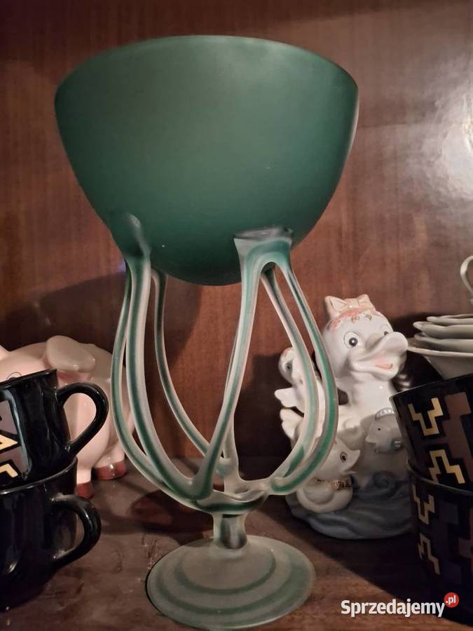 Piękna szklana patera Warszawa