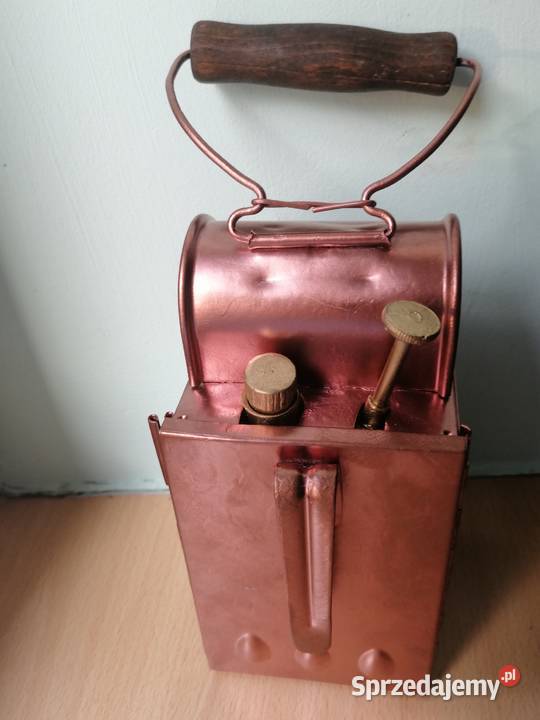Stara konduktorska lampa karbidowa Kraków