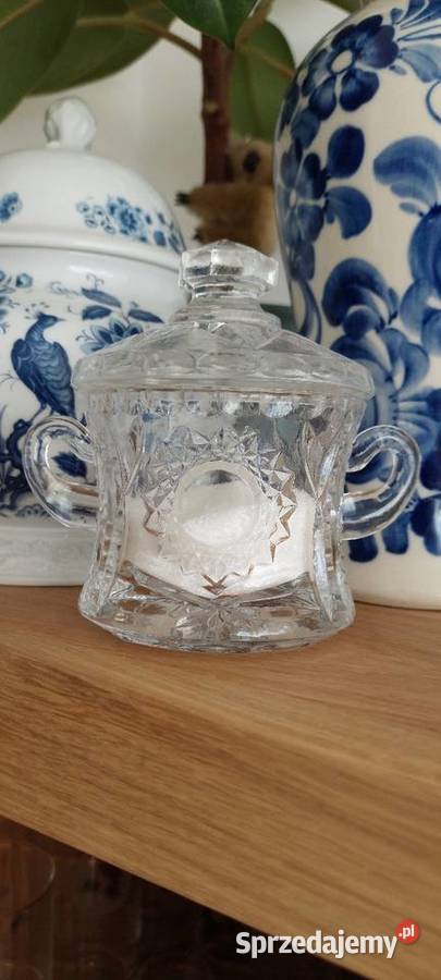 Kryształową cukierniczka pojemnik