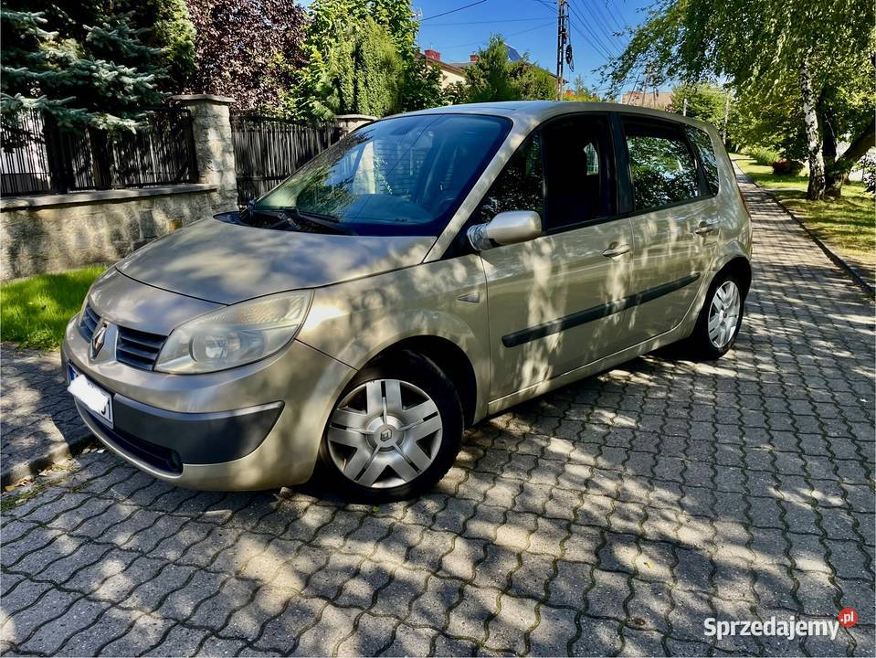 ŁadnyRenaultScenicII2005r19DieselHakPanoramaBogat łódzkie Zduńska Wola