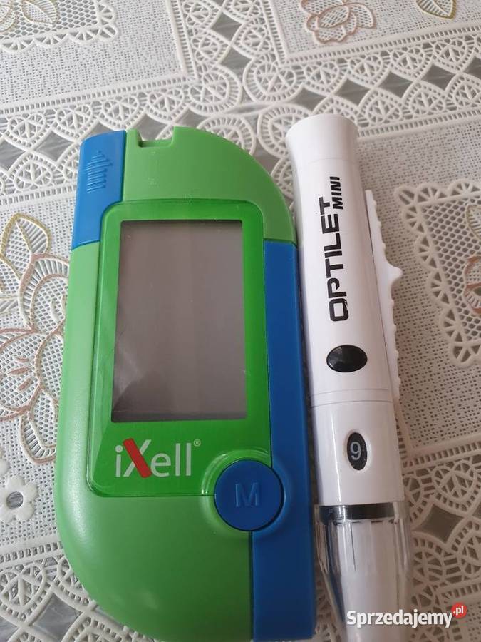 Glukometr ixell nakłuwacz etui Poznań sprzedam