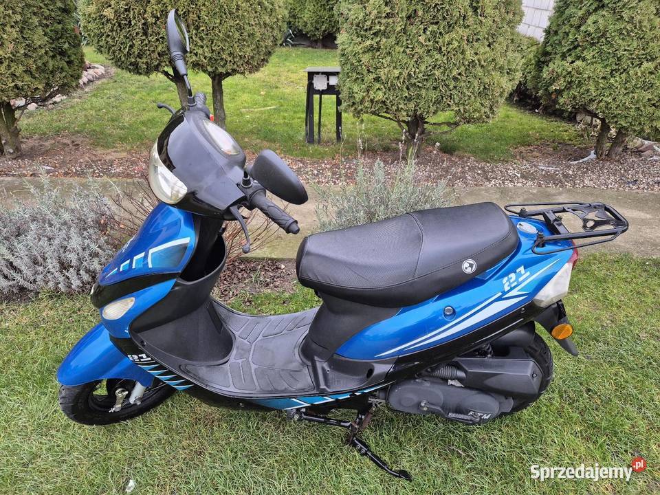 Skuter Barton Galaxy 21 4T 49cc 2019r przebieg 4 bagażnik Motoryzacja podlaskie Ciechanowiec