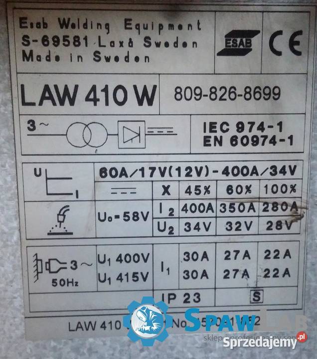 Esab Law 400W Krotoszyn