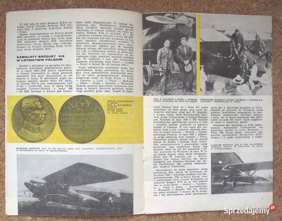 W Samolot Breguet XIX TBiU Warszawa