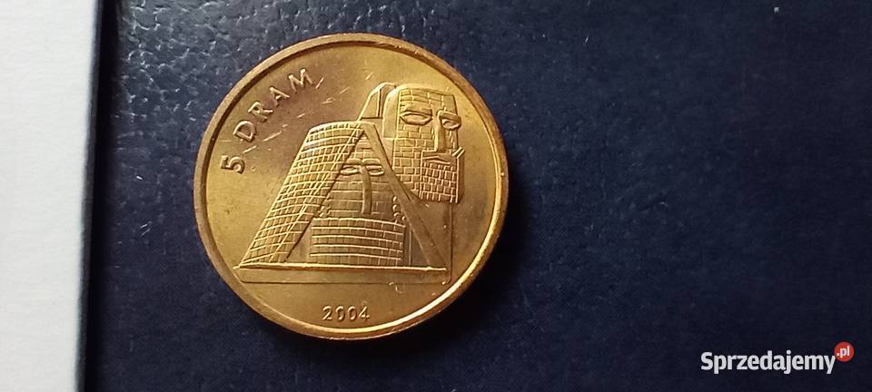 Stare monety 5 dramów 2004 Górski Karabach Lesko