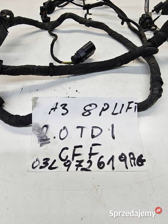 WIĄZKA INSTALACJA SILNIKA AUDI A3 8P VW SEAT 20 śląskie Przystajń