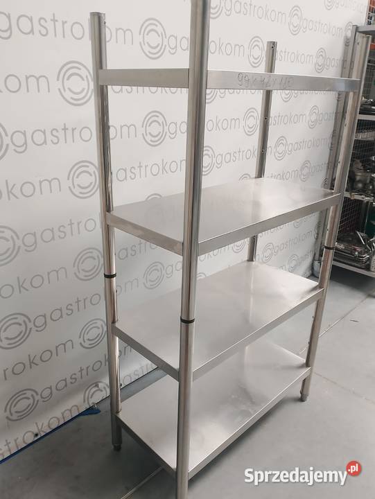 Regał ze stali nierdzewnej 100x49x180 Gastronomia