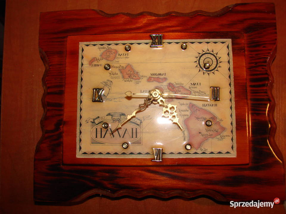 HAWAII pamiątkowy zegar Pruszcz Gdański sprzedam