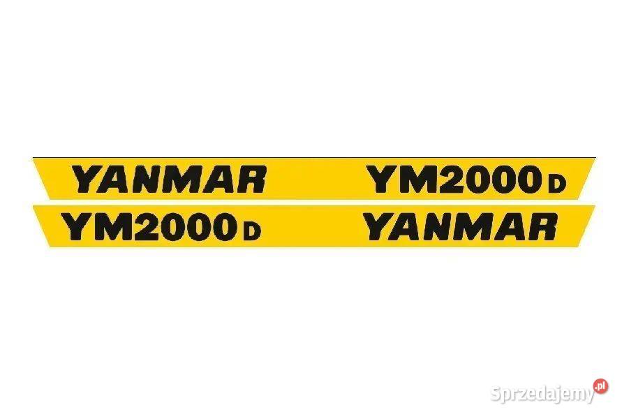 Naklejki oklejenie naklejka YANMAR YM2000D