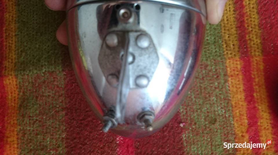 Stara szwajcarska lampa i dynamo rowerowe lubelskie Szczebrzeszyn