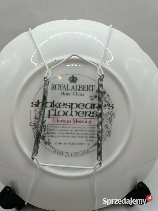 Royal Albert talerz dekoracyjny Szekspirowskie Porcelana i szkło Porcelana i szkło Zamość