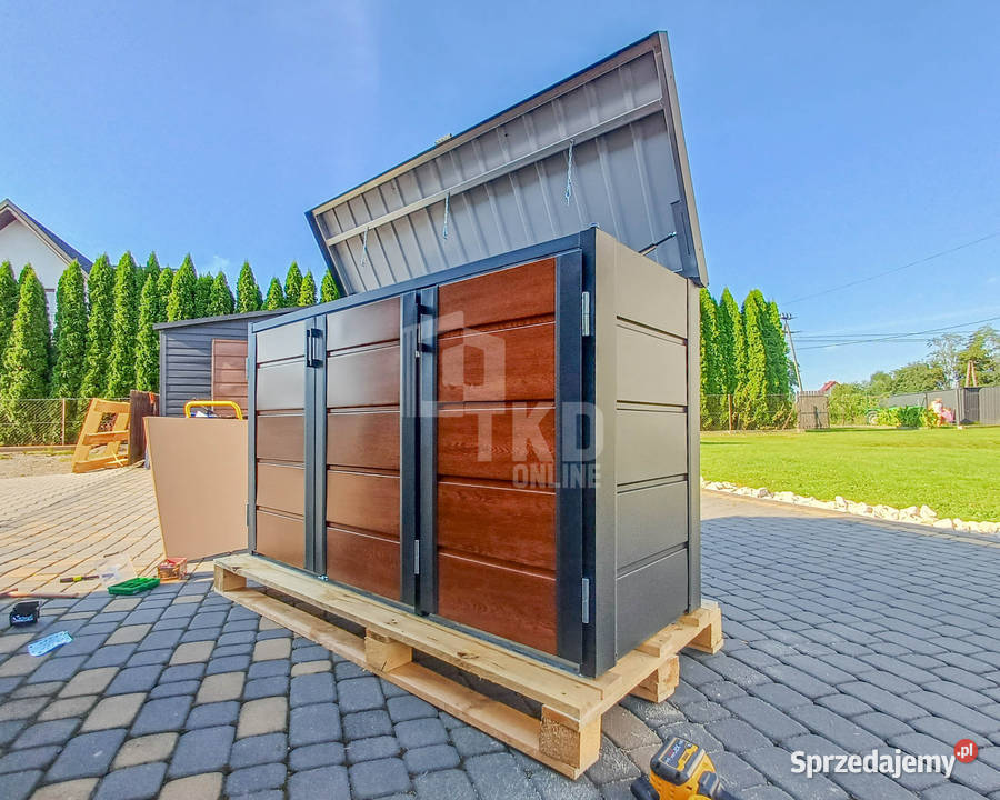 Zabudowa koszy na śmieci wiata obudowa Iława sprzedam