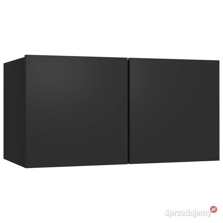 Szafka wisząca pod TV czarna 60x30x30 WM804511 mazowieckie