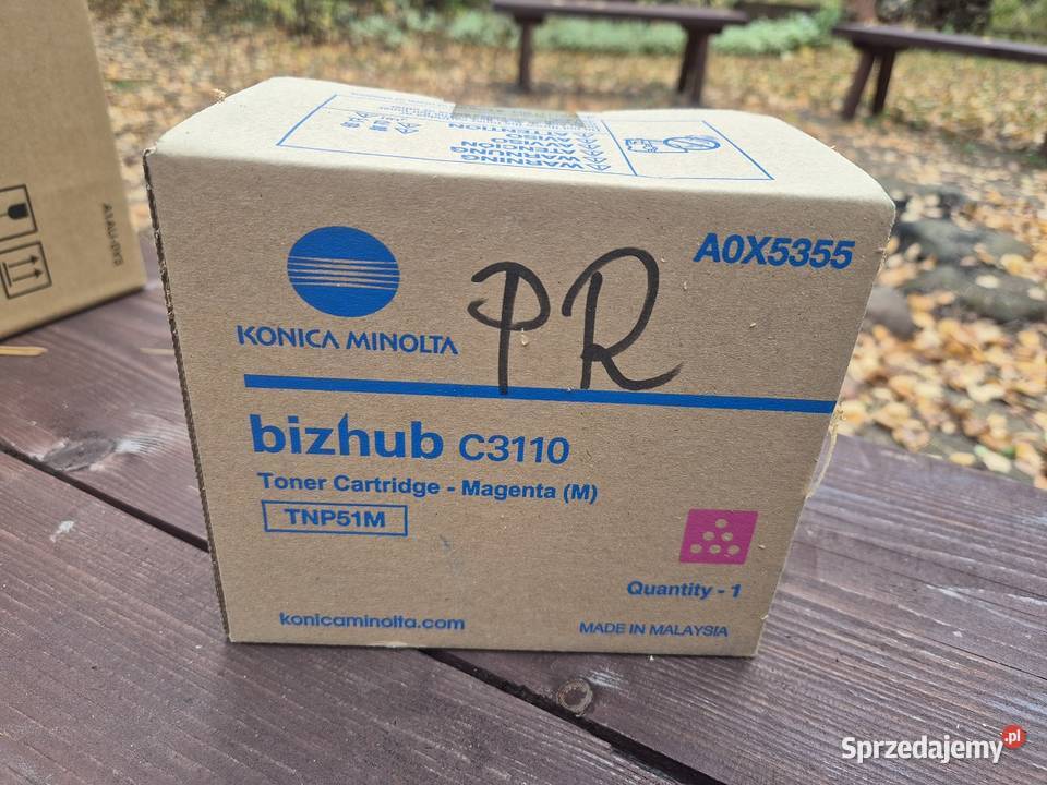 Orginalny toner KONICA MINOLTA TNP51C A0X5455 laserowa Paprotnia