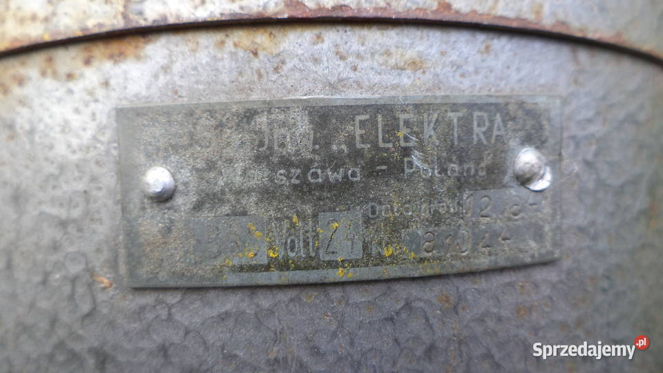 lampa ostrzegawcza kogut pomarańczowy 24V z prlu Starogard Gdański
