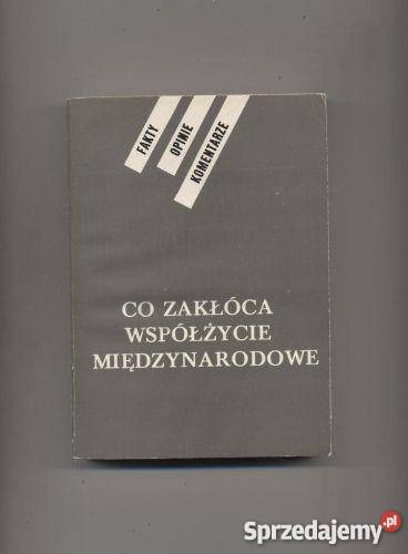 Co zakłóca współżycie międzynarodowe Pozostałe Szczecin