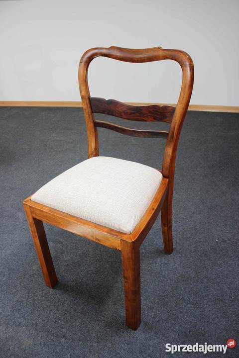 Komplet 5 krzeseł art deco renowacji antyki Zielonka