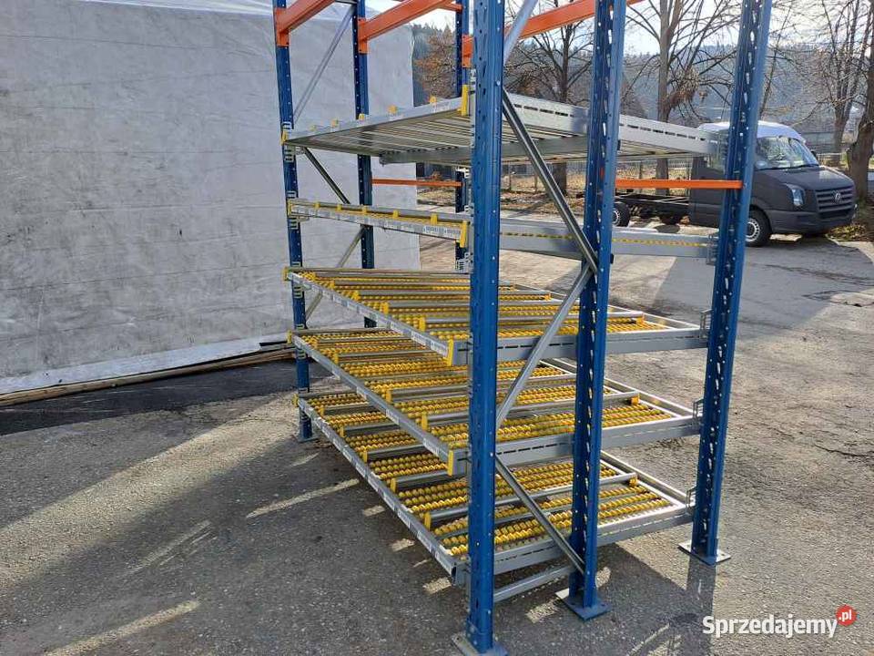 Regał magazynowy 130 przepływowy Karton Flow Stary Sącz