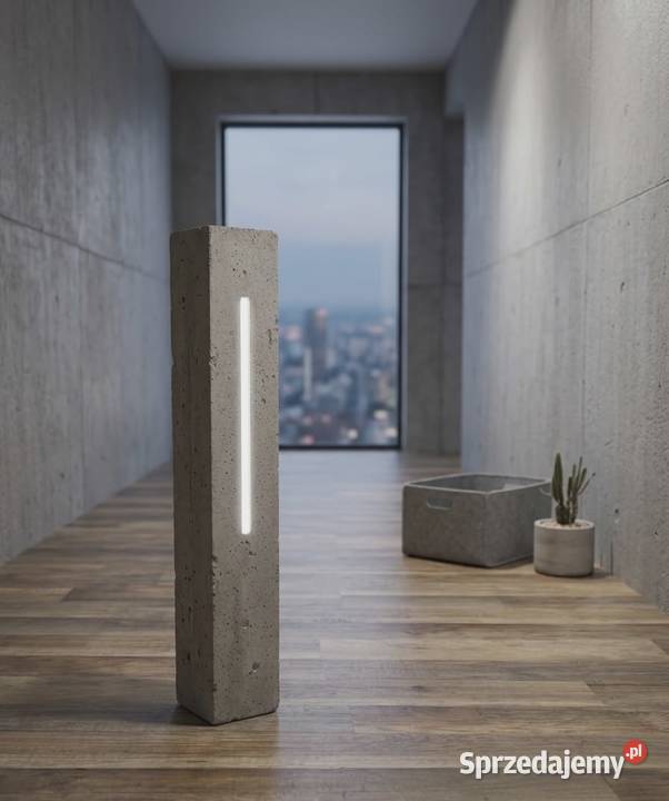 Lampa ogrodowa betonowa słupek podświetlenie LED Ostrzeszów sprzedam