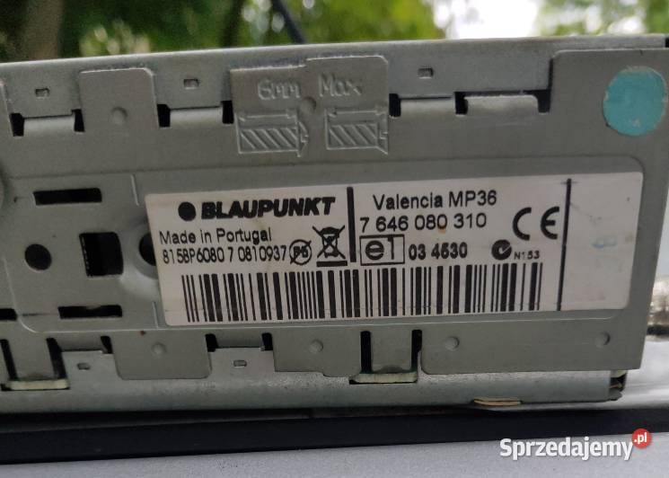 Radio samochodowe Blaupunkt Valencia MP36