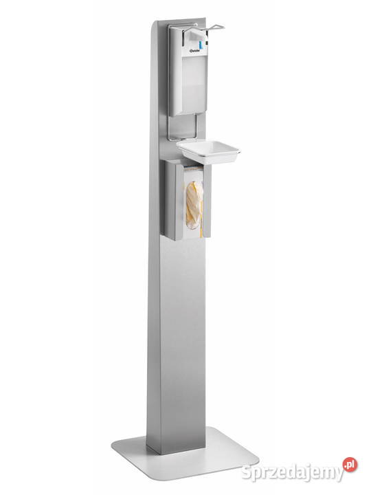 Słupek dezynfekcyjny do montażu dozownika i śląskie Częstochowa