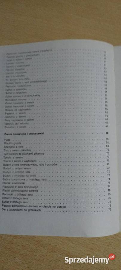 POtrawy z mleka i produktów mlecznych