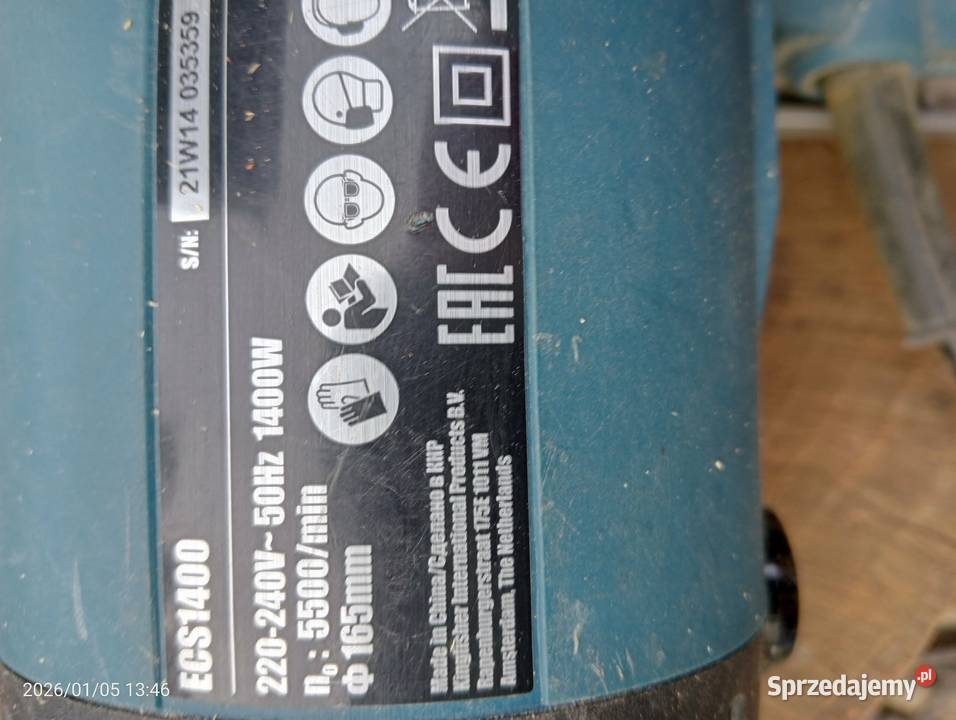 Pilarka tarczowa Erbauer Ecs1400 małopolskie Tarnów